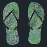 Gustav Klimt - Italiaans tuinlandschap Teenslippers<br><div class="desc">Italiaans tuinlandschap / Italiaans tuinbouwlandschap - Gustav Klimt,  Oil on Canvas,  1913</div>