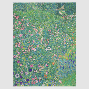 Gustav Klimt - Italiaans tuinlandschap Tissuepapier