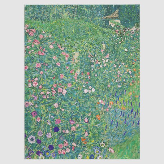 Gustav Klimt - Italiaans tuinlandschap Tissuepapier