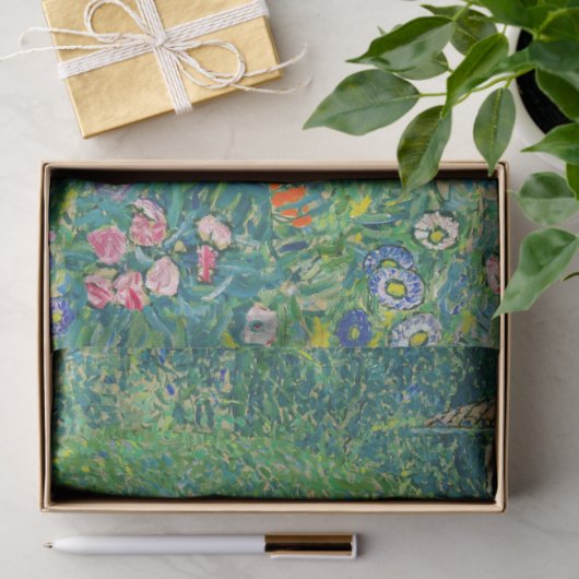 Gustav Klimt - Italiaans tuinlandschap Tissuepapier (Geschenk)