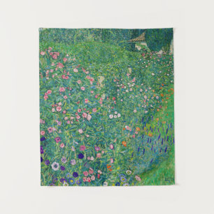 Gustav Klimt - Italiaans tuinlandschap Wandkleed