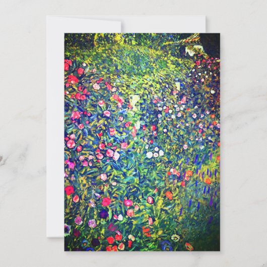 Gustav Klimt Italiaanse tuin Aankondiging (Voorkant)