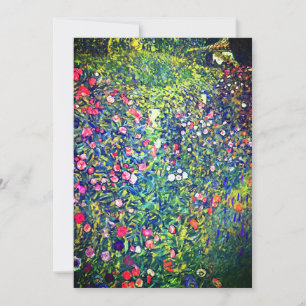 Gustav Klimt Italiaanse tuin Aankondiging