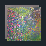 Gustav Klimt Italiaanse tuin Automagneet<br><div class="desc">Car Magnet met olieverf van Gustav Klimt,  Italiaans tuinlandschap (1913). Een prachtige tuin van kleurrijke bloemen: rood,  wit,  roze,  paars. Een groot geschenk voor fans van Art Nouveau en Oostenrijkse kunst.</div>