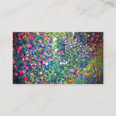 Gustav Klimt Italiaanse tuin Informatiekaartje (Voorkant)