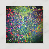 Gustav Klimt Italiaanse tuin Informatiekaartje (Voorkant)