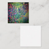 Gustav Klimt Italiaanse tuin Informatiekaartje (Voorkant / Achterkant)