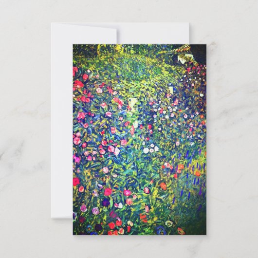 Gustav Klimt Italiaanse tuin Kaart (Voorkant)