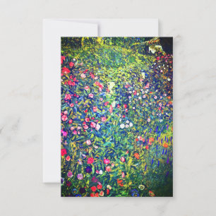 Gustav Klimt Italiaanse tuin Kaart