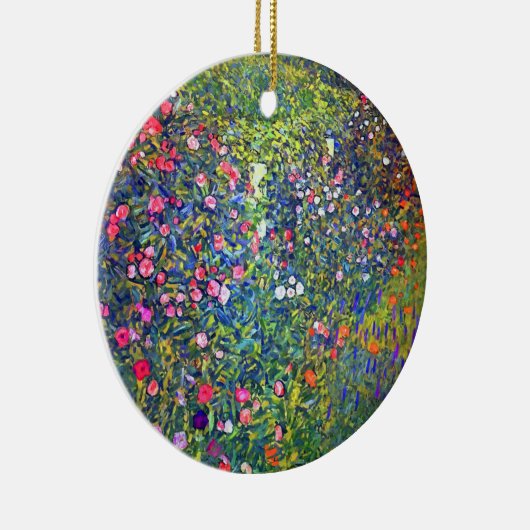 Gustav Klimt Italiaanse tuin Keramisch Ornament (Rechts)