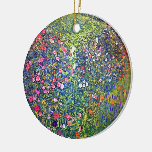 Gustav Klimt Italiaanse tuin Keramisch Ornament (Links)