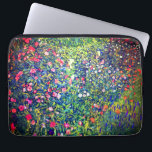 Gustav Klimt Italiaanse tuin Laptop Sleeve<br><div class="desc">Laptophoes met olieverf van Gustav Klimt in het Italiaanse tuinlandschap (1913). Een prachtige tuin van kleurrijke bloemen: rood,  wit,  roze,  paars. Een groot geschenk voor fans van Art Nouveau en Oostenrijkse kunst.</div>