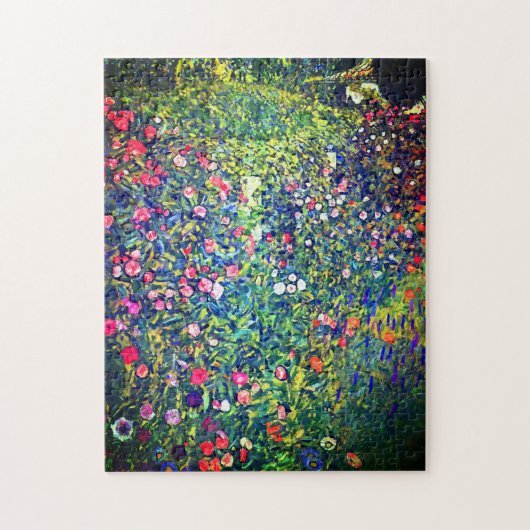 Gustav Klimt Italiaanse tuin Legpuzzel (Verticaal)