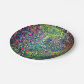 Gustav Klimt Italiaanse tuin Papieren Bordje (Gekanteld)