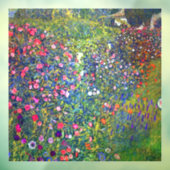 Gustav Klimt Italiaanse tuin Raamsticker (Vel 3)