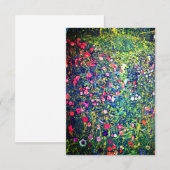 Gustav Klimt Italiaanse tuin RSVP Kaartje (Voorkant / Achterkant)