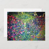 Gustav Klimt Italian Garden Briefkaart (Voorkant / Achterkant)