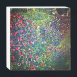 Gustav Klimt Italian Garden Houten Kist Print<br><div class="desc">Wooden Box Sign featuring Gustav Klimt’s oil painting Italian Garden Landscape (1913). A beautiful garden of colorful flowers: red,  white,  pink,  purple. A great gift for fans of Art Nouveau and Austrian art.</div>