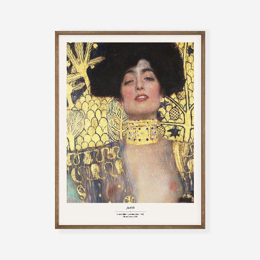 Gustav Klimt Judith Art Exhibition Poster Print