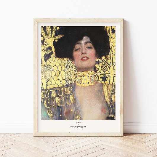 Gustav Klimt Judith Art Exhibition Poster Print