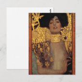 Gustav Klimt Judith Briefkaart (Voorkant / Achterkant)