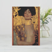 Gustav Klimt Judith Uitnodigingen (Staand voorkant)