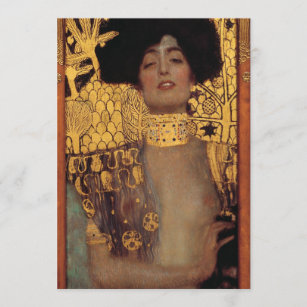 Gustav Klimt Judith Uitnodigingen