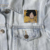 Gustav Klimt | Judith Vierkante Button 5,1 Cm (In situ)
