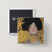 Gustav Klimt | Judith Vierkante Button 5,1 Cm (Voorkant /achterkant)