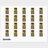 Gustav Klimt - Judith Vierkante Sticker (Vel)