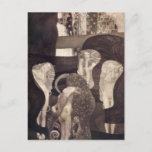 Gustav Klimt- Jurisprudentie (uiteindelijke staat) Briefkaart (Voorkant)