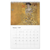 Gustav Klimt Kalender (Feb 2027)