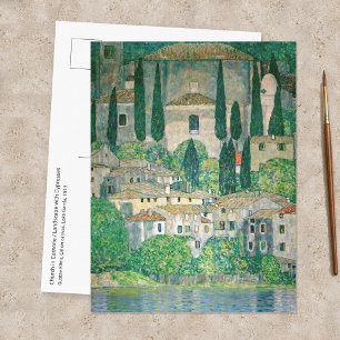 Gustav Klimt - Kerk in Cassone Briefkaart