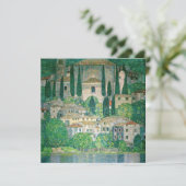 Gustav Klimt - Kerk in Cassone Kaart (Staand voorkant)