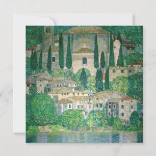 Gustav Klimt - Kerk in Cassone Kaart