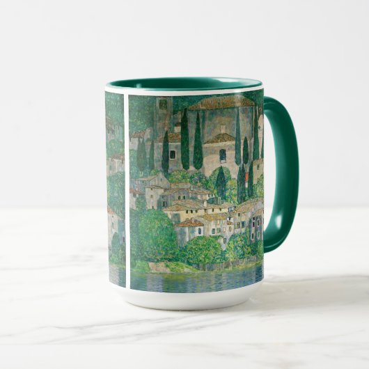 Gustav Klimt - Kerk in Cassone Mok (Voorkant rechts)
