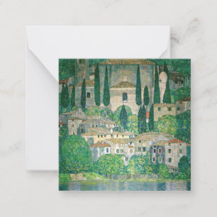 Gustav Klimt - Kerk in Cassone Notitiekaartje