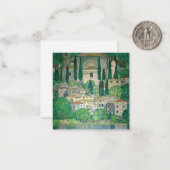 Gustav Klimt - Kerk in Cassone Notitiekaartje (Voorkant / Achterkant in situ)