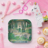 Gustav Klimt - Kerk in Cassone Papieren Bordje (Feest)