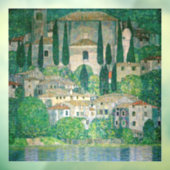 Gustav Klimt - Kerk in Cassone Raamsticker (Vel 3)