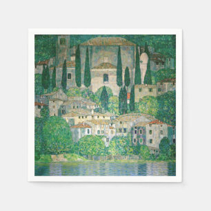 Gustav Klimt - Kerk in Cassone Servet