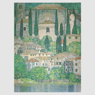 Gustav Klimt - Kerk in Cassone Tissuepapier