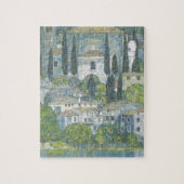 Gustav Klimt - Kerk in het werk van de Kunst Legpuzzel (Verticaal)