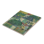 Gustav Klimt / Kirche in Unterach am Attersee Tegeltje (Zijkant)