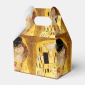 Gustav Klimt Kiss Het klassieke schilderij Bedankdoosjes (Achterkant)