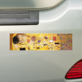 Gustav Klimt Kiss Het klassieke schilderij Bumpersticker (Op auto)