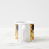 Gustav Klimt Kiss Het klassieke schilderij Espresso Kop (Achterkant)