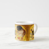 Gustav Klimt Kiss Het klassieke schilderij Espresso Kop (Voorkant rechts)