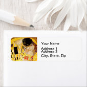 Gustav Klimt Kiss Het klassieke schilderij Etiket (Insitu)