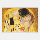 Gustav Klimt Kiss Het klassieke schilderij Inpakpapier Vel (Voorkant)